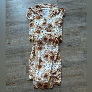 Posh Peanut Teagan Sunflower Luxe Pajamas